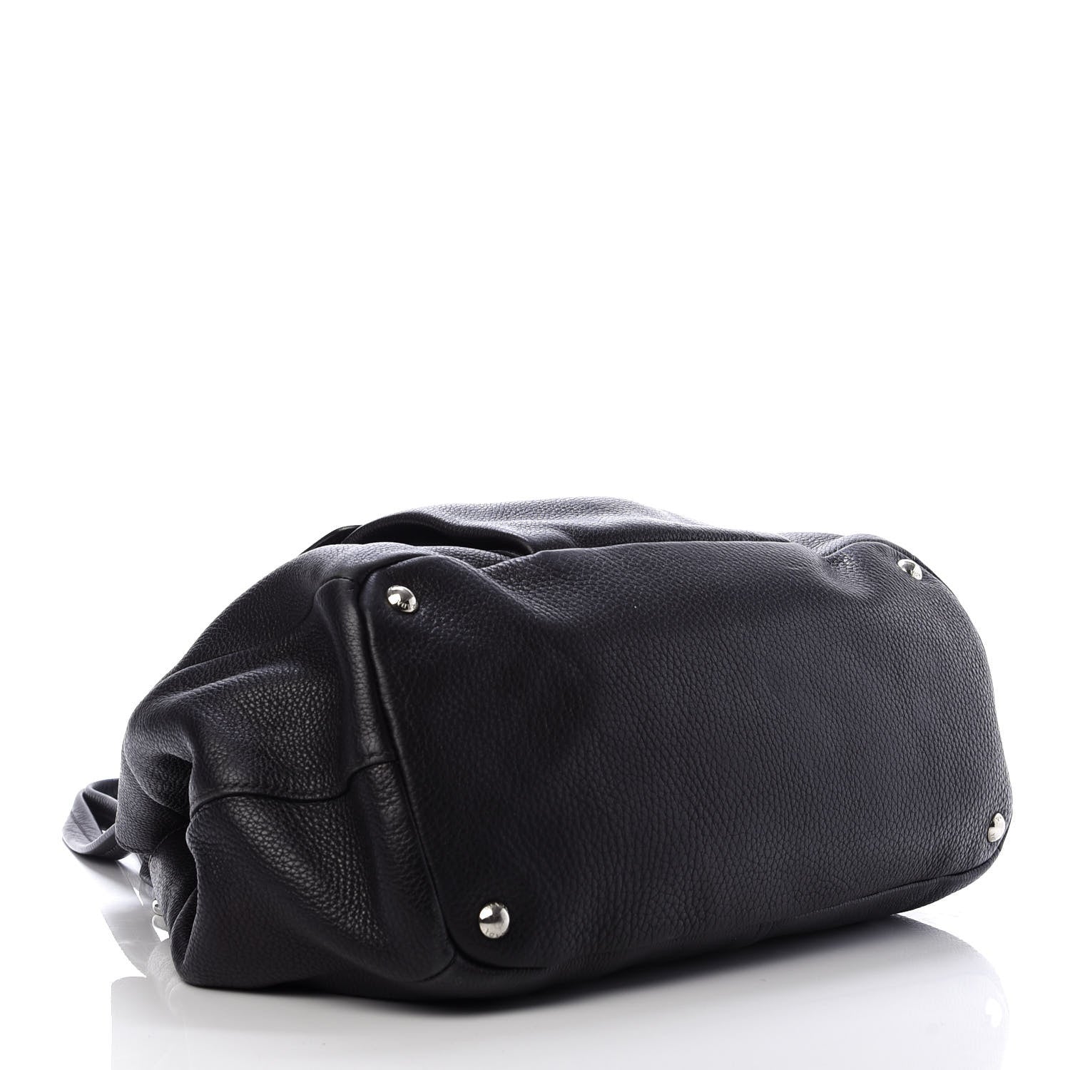 Prada Vitello Daino Shoulder Bag Black 4 of 11