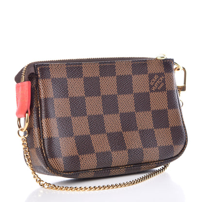Louis Vuitton Damier Ebene 2015 Christmas Animation Mini Pochette Accessories 3 of 8