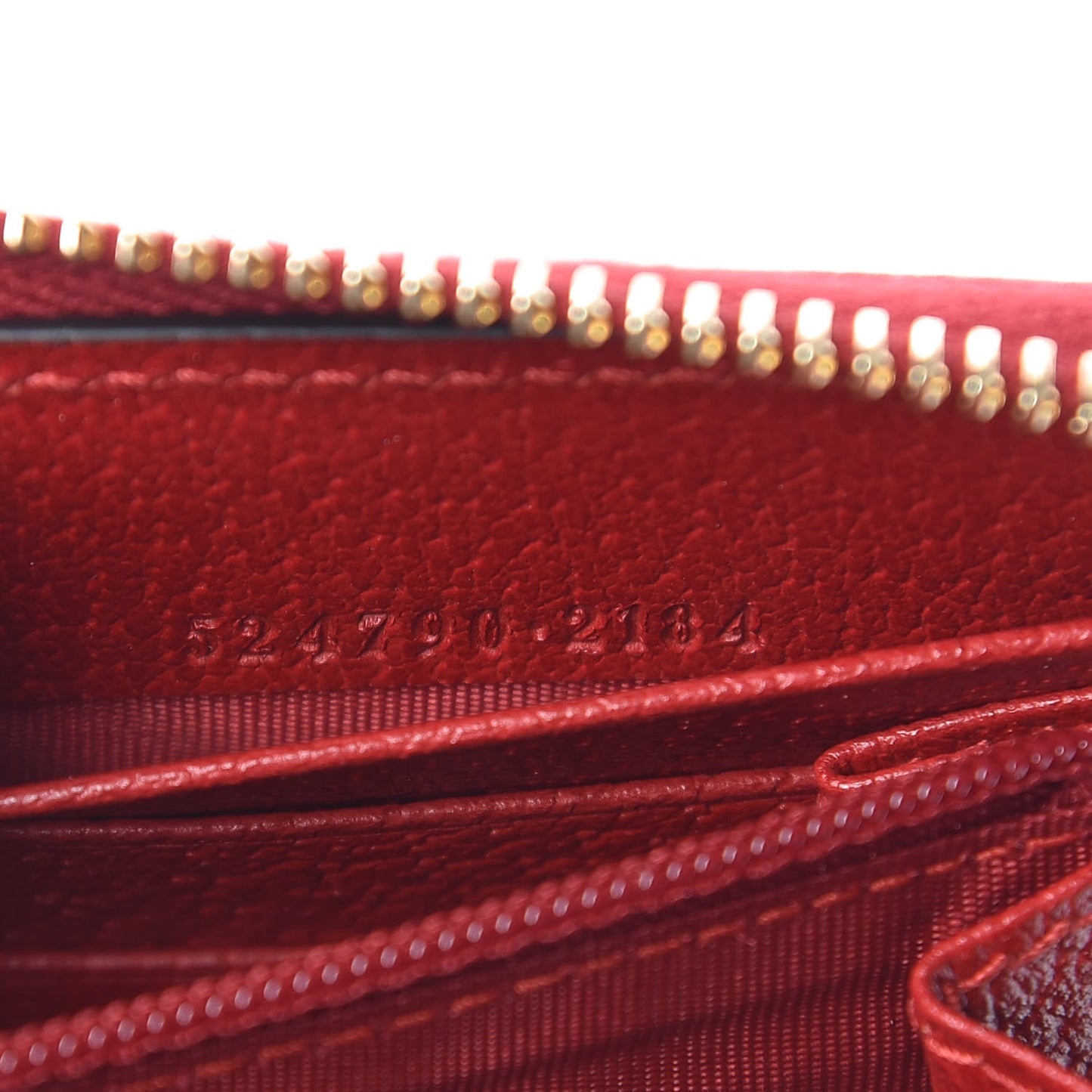 Canvas Sylvie Stripe Logo Zip Around Wallet Mystic White Hibiscus Red Maritime