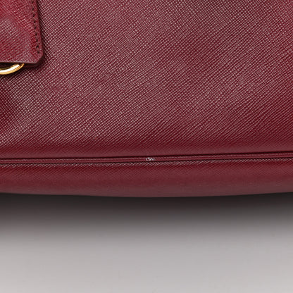 Prada Saffiano Lux Large Tote Cherry 22 of 24