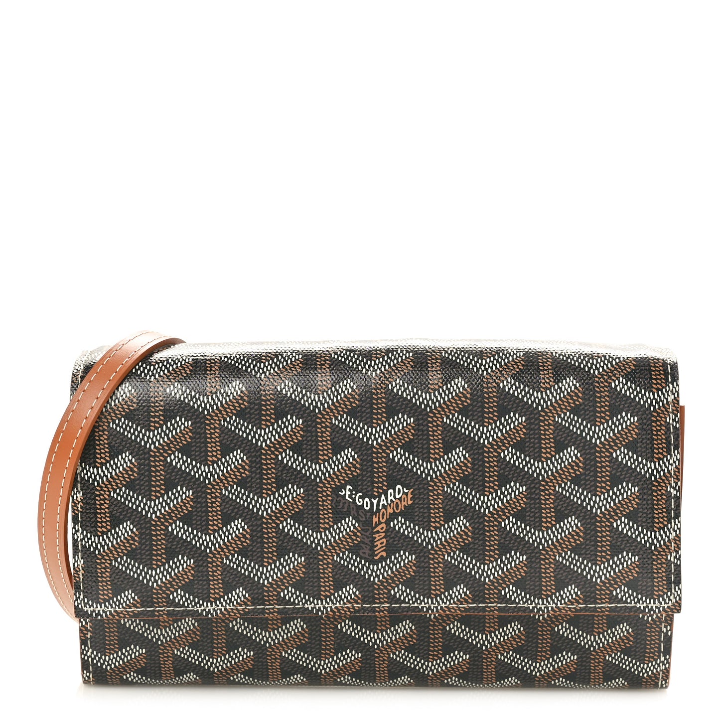 Goyardine Varenne Continental Wallet Black Gold