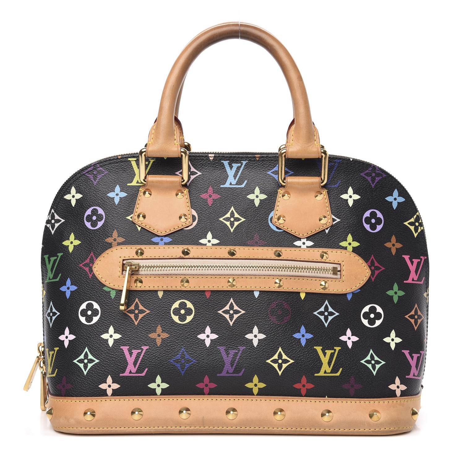 Louis Vuitton Monogram Multicolor Alma Black 1 of 16