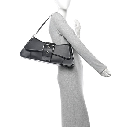 Balenciaga Smooth Calfskin Large Lindsay Shoulder Bag Black 2 of 10