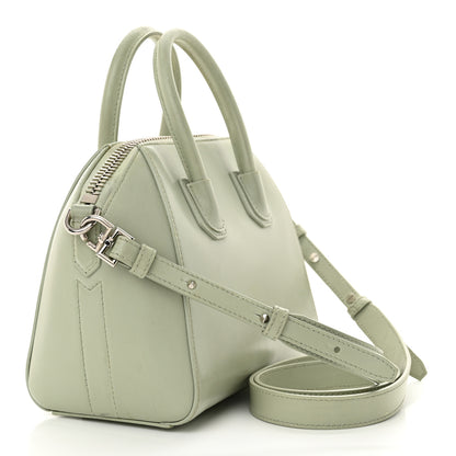 Givenchy Shiny Lord Calfskin Mini Antigona Aqua Green 3 of 17