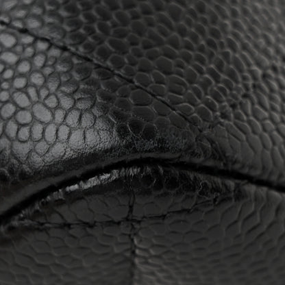 Chanel Caviar Quilted Jumbo Double Flap Black 13 of 13