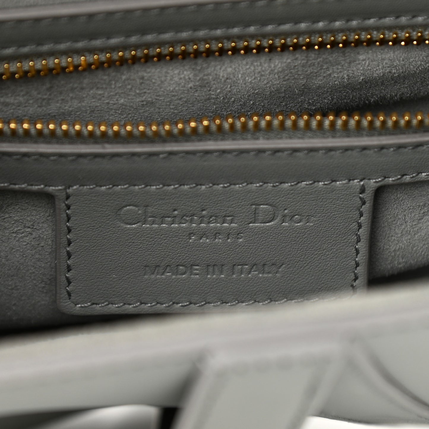 Ultra Matte Calfskin Saddle Bag Grey