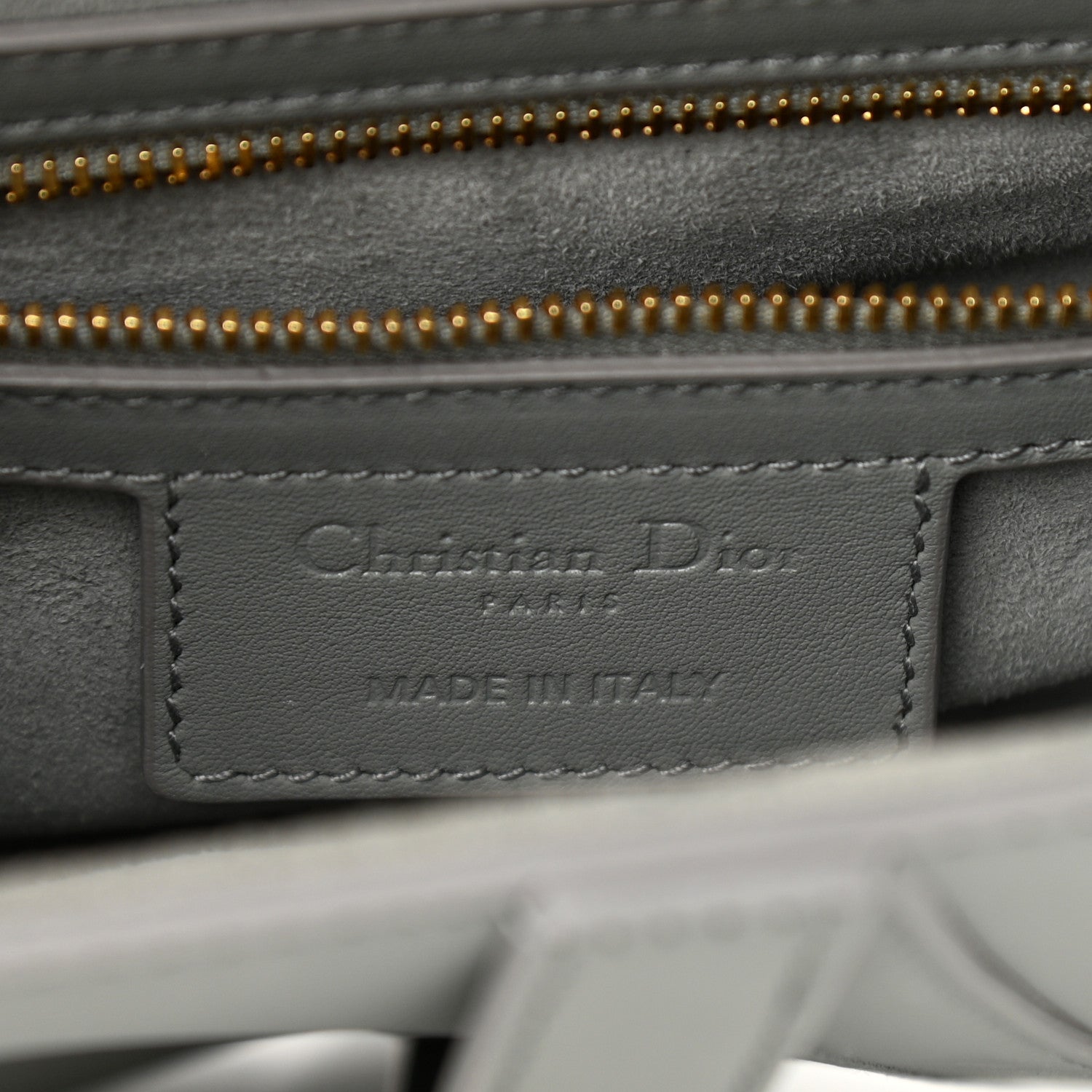 Christian Dior Ultra Matte Calfskin Saddle Bag Grey 5 of 9