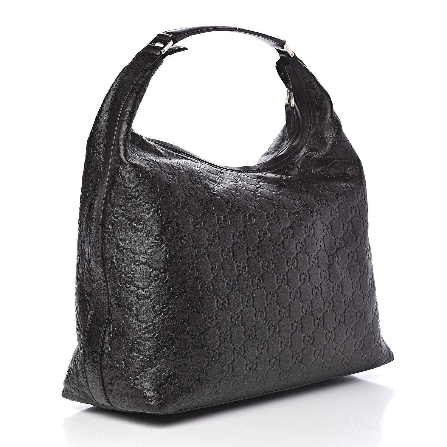 Gucci Guccissima Large Hobo Dark Brown 3 of 12