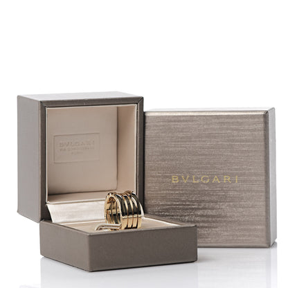 Bulgari 18K Yellow Gold B.Zero1 Four-Band Ring 58 8.25 7 of 7