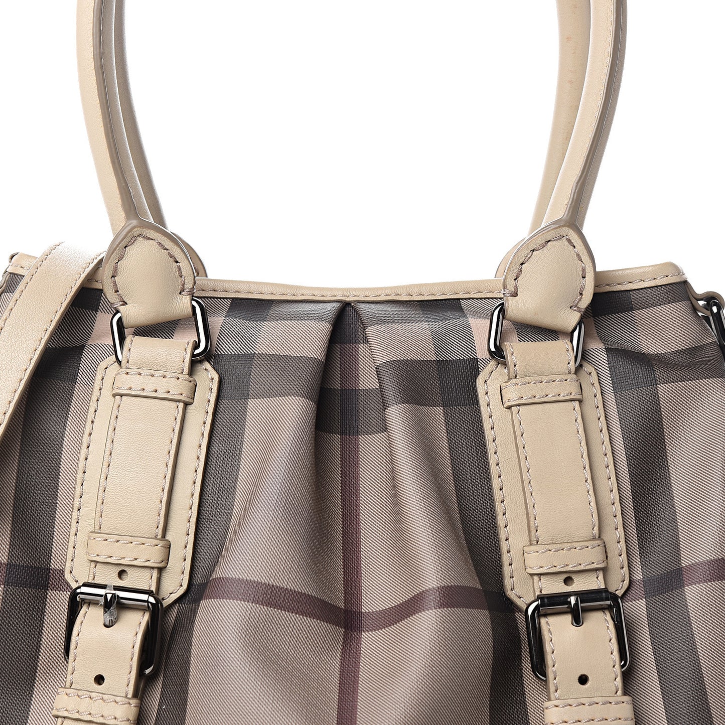 Smoked Check Small Northfield Tote Trench