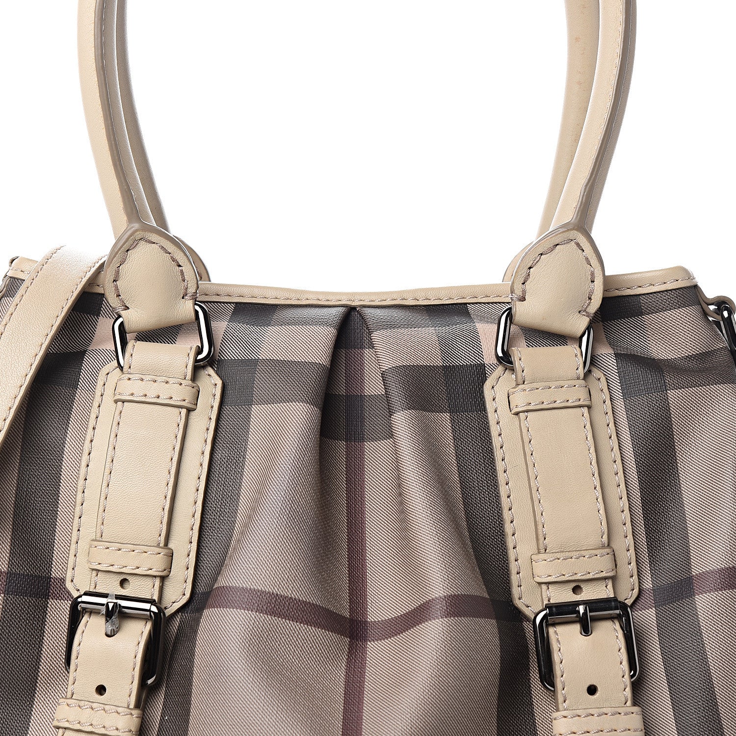 Burberry Smoked Check Small Northfield Tote Trench 12 of 12