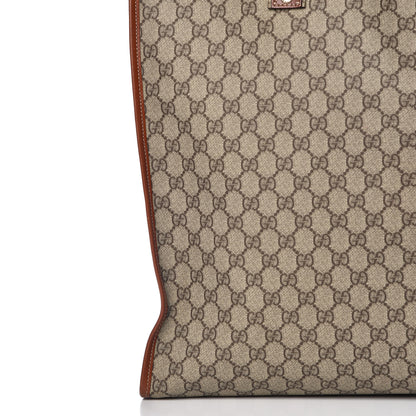 Gucci GG Plus Monogram Large Signature Web Loop Tote Brown 10 of 11