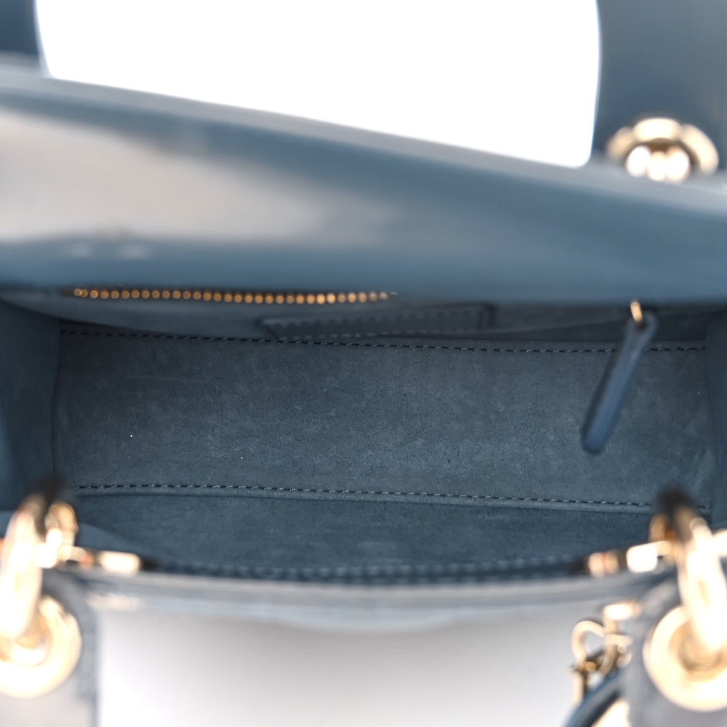 Patent Cannage Mini Lady Dior Pastel Night