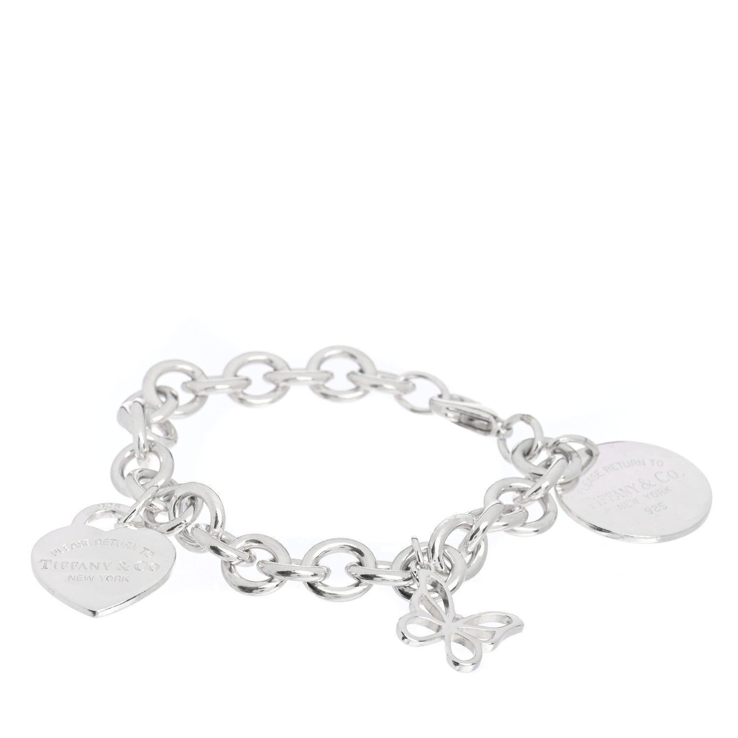 Tiffany Sterling Silver Charm Bracelet 1 of 4