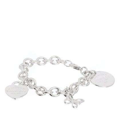 Tiffany Sterling Silver Charm Bracelet 1 of 4