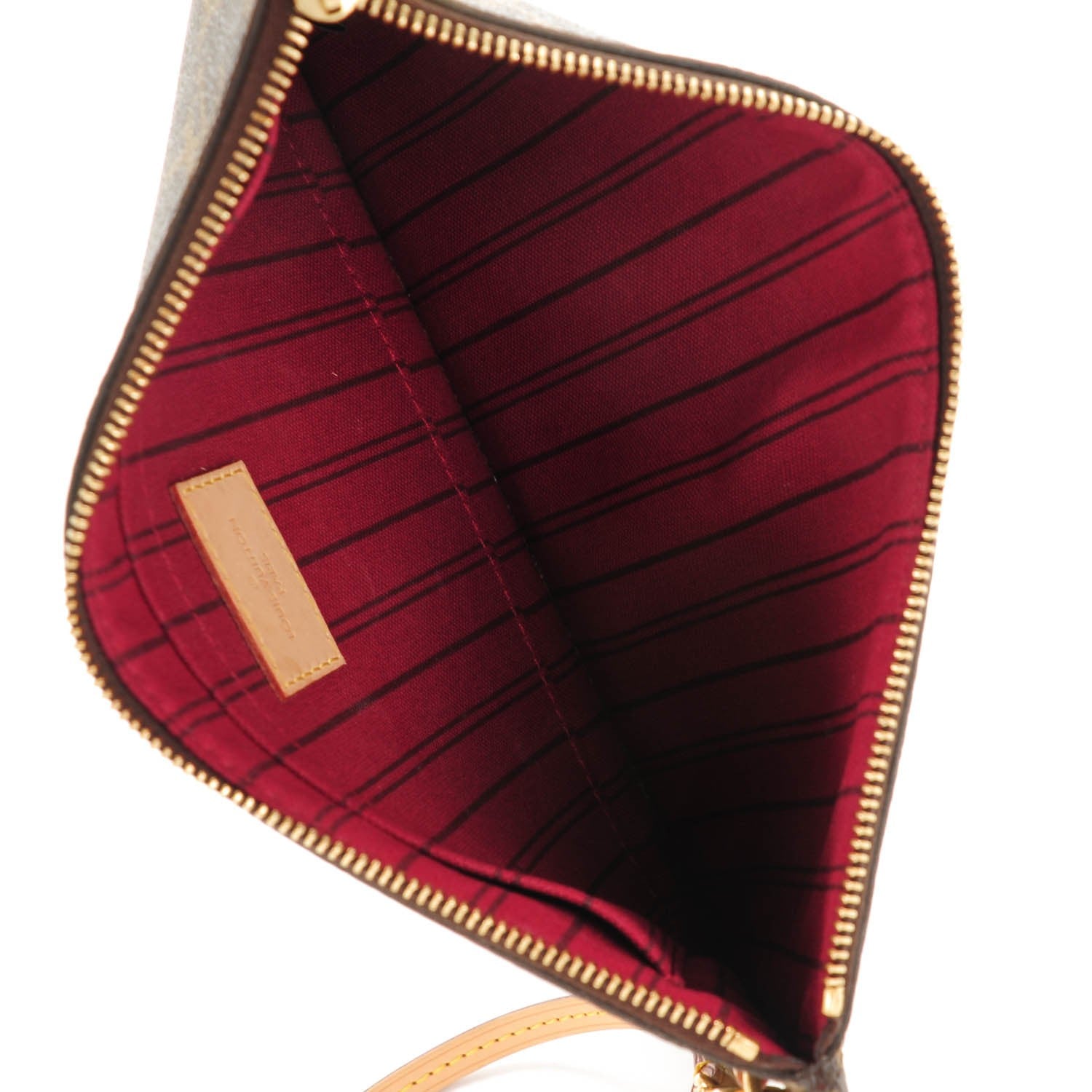 Louis Vuitton Monogram Neverfull MM GM Pochette Fuchsia 5 of 7