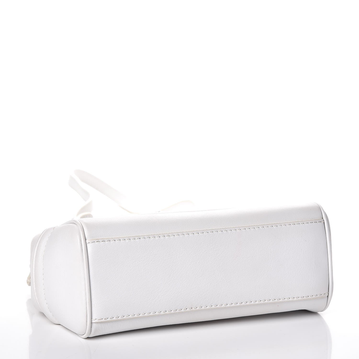 Versace Calfskin Palazzo Empire Crossbody Bag White 17 of 23