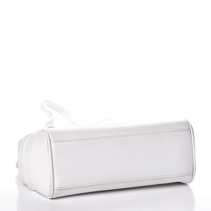Versace Calfskin Palazzo Empire Crossbody Bag White 17 of 23