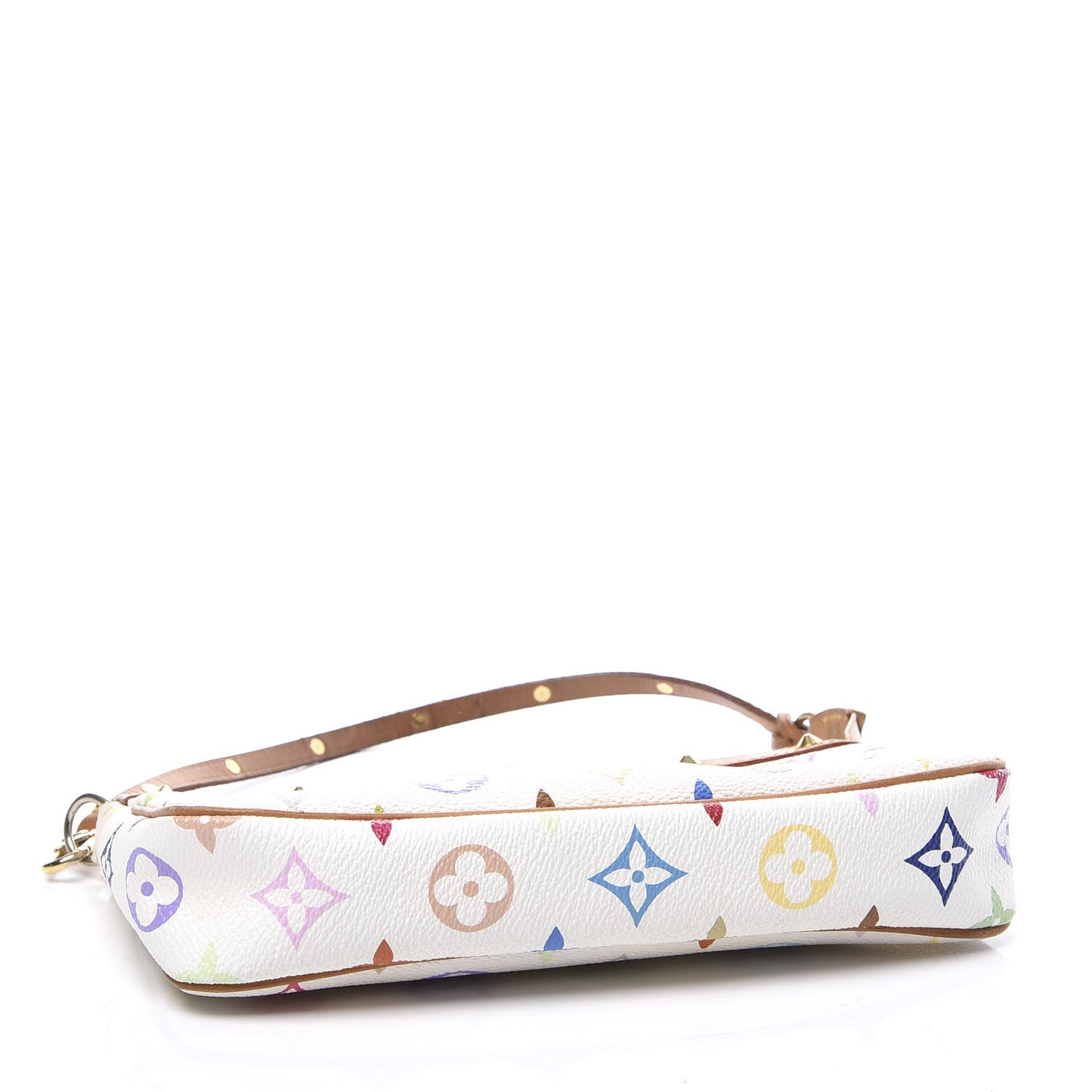 Monogram Multicolor Pochette Accessories White
