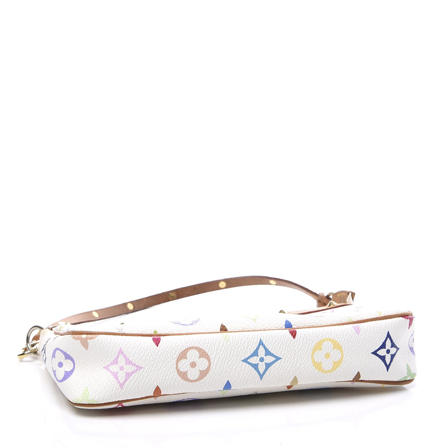 Louis Vuitton Monogram Multicolor Pochette Accessories White 3 of 10