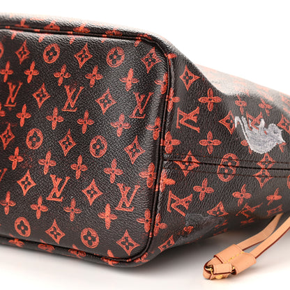 Louis Vuitton Catogram Neverfull MM Marron 9 of 12