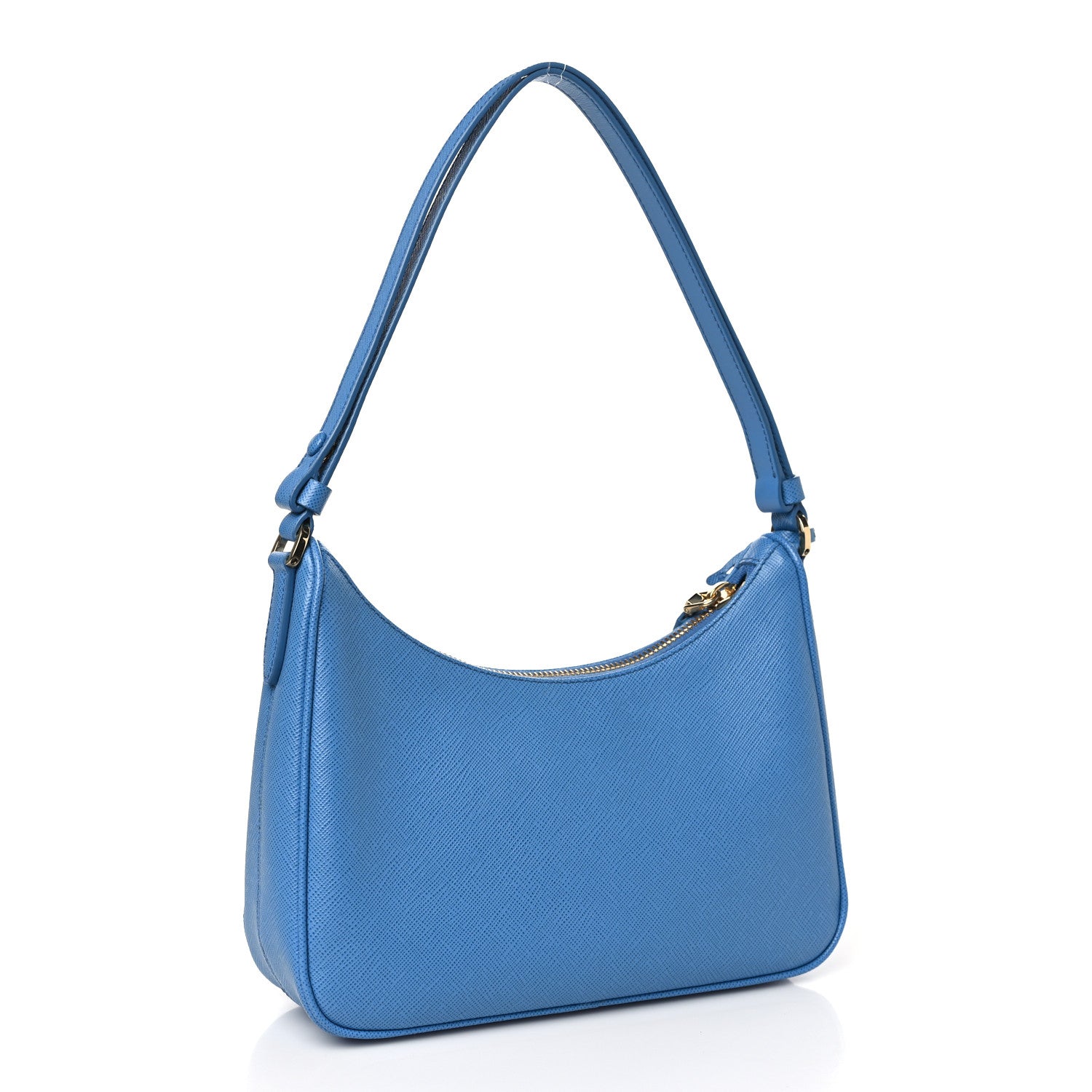 Prada Saffiano Lux Mini Re-Edition Shoulder Bag Pervinca 3 of 10