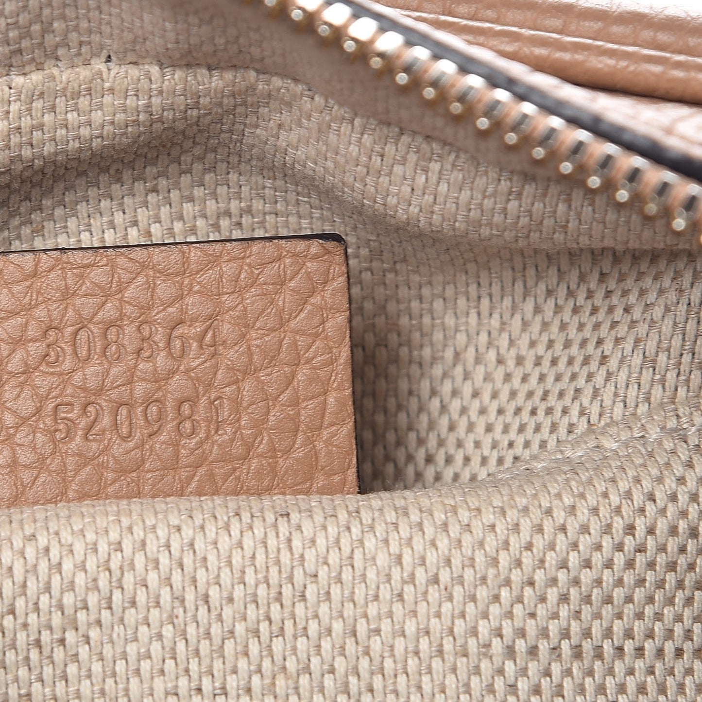 Pebbled Calfskin Small Soho Disco Bag Camelia