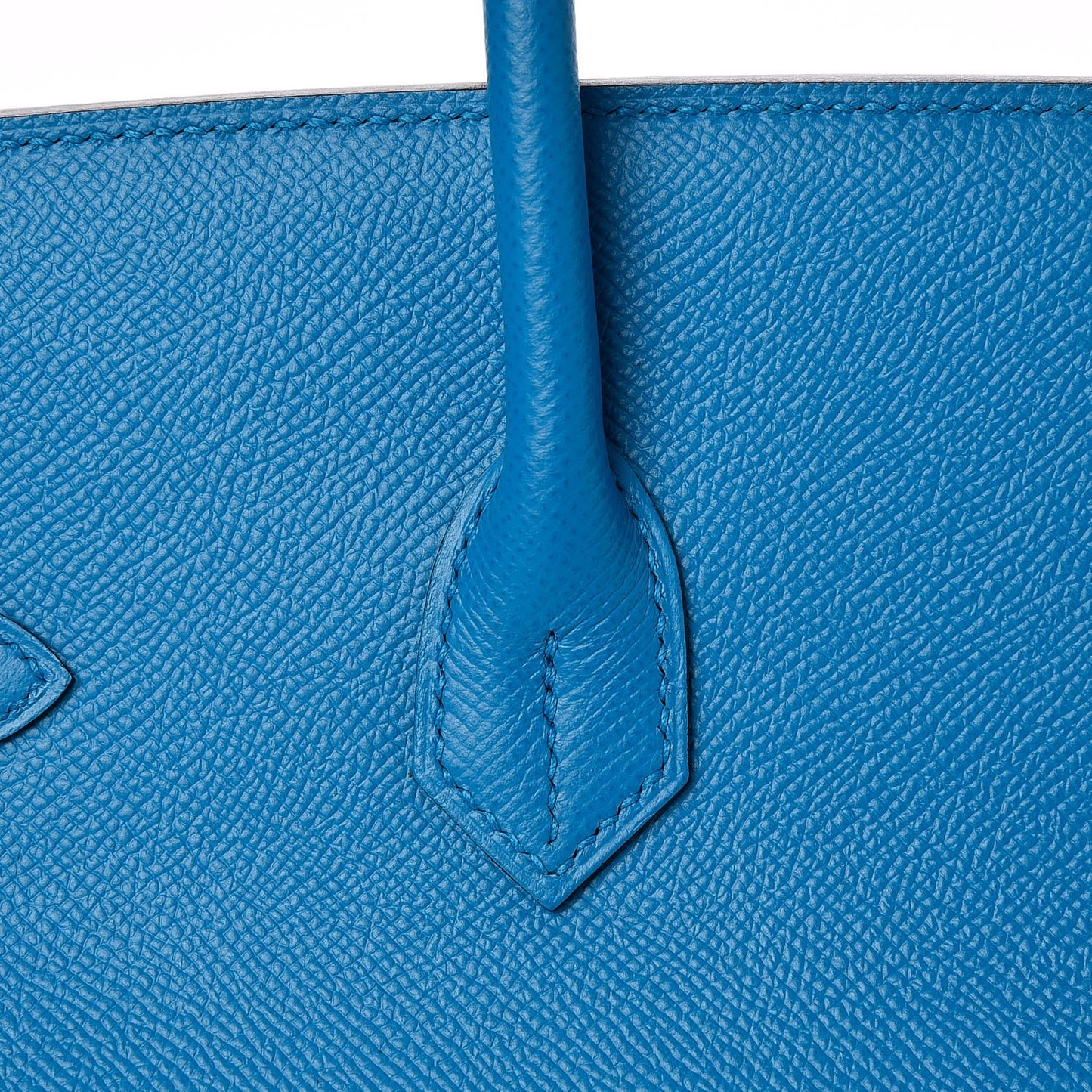 Epsom Birkin 35 Bleu Zanzibar