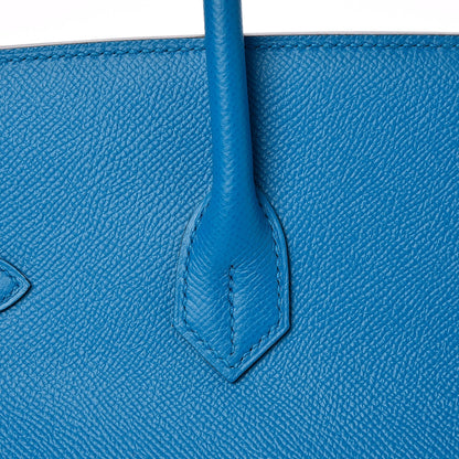 Hermes Epsom Birkin 35 Bleu Zanzibar 30 of 33