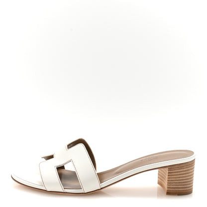 Hermes Calfskin Oasis Sandals 40 White 1 of 9