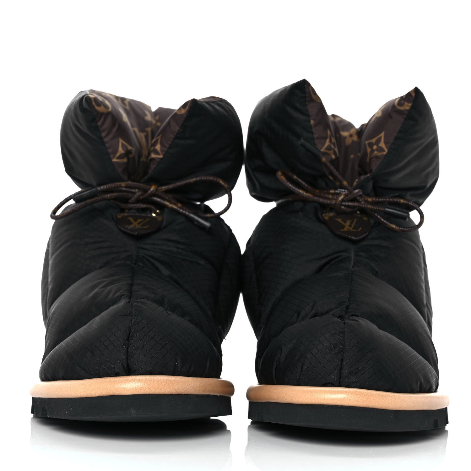 Louis Vuitton Nylon Monogram Pillow Comfort Ankle Boot 41 Black 2 of 7