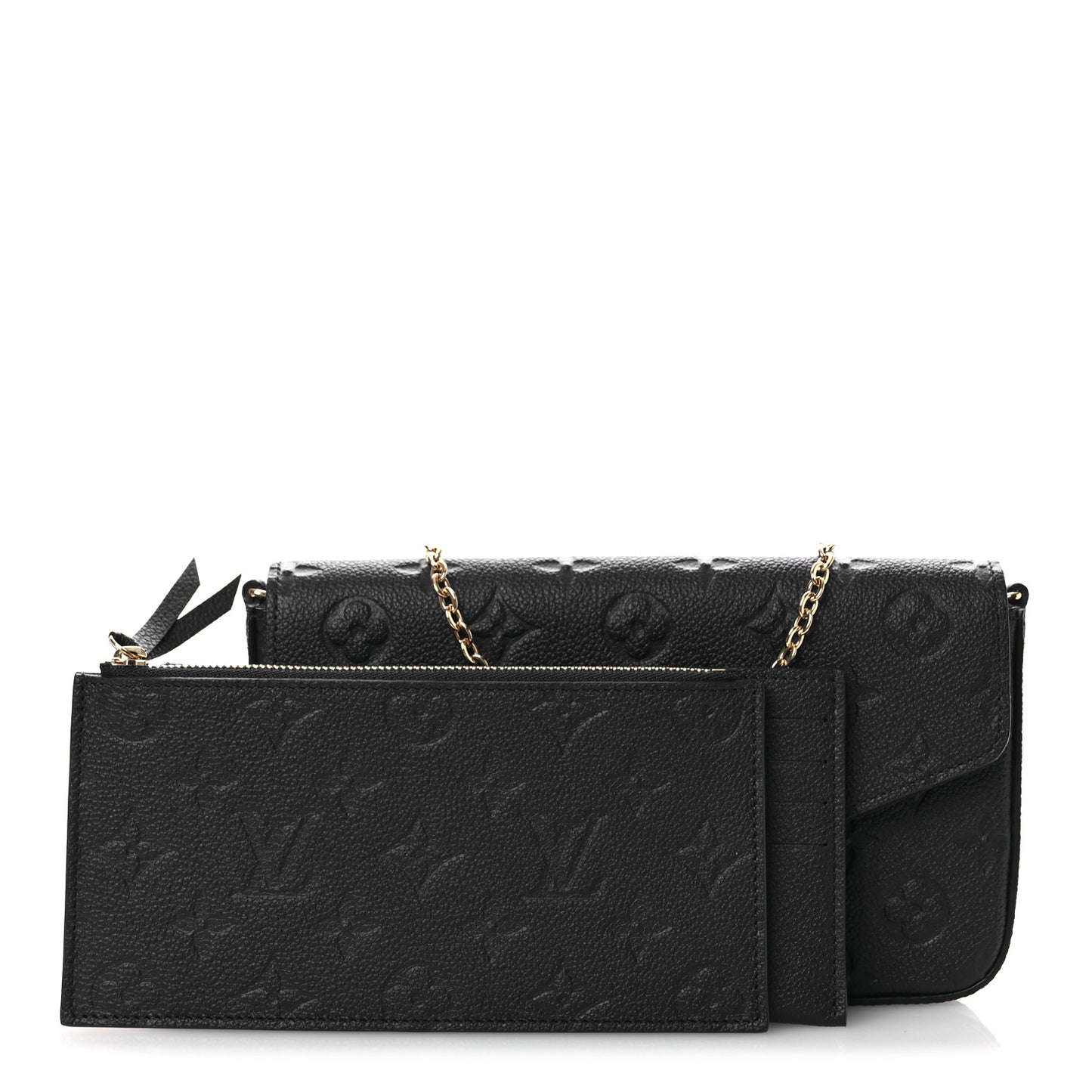 Empreinte Pochette Felicie Chain Wallet Navy
