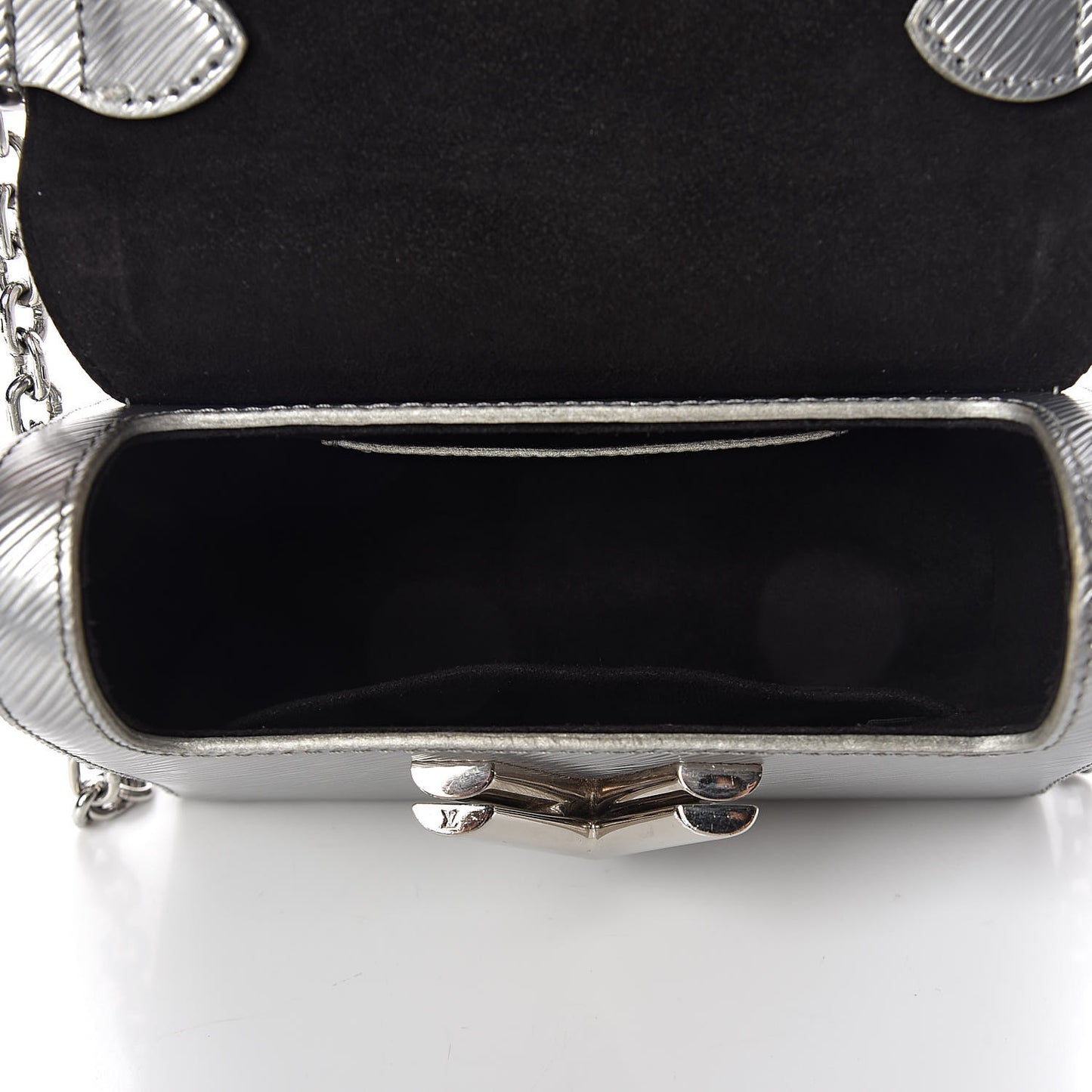Epi Twist Shoulder Bag PM Argent