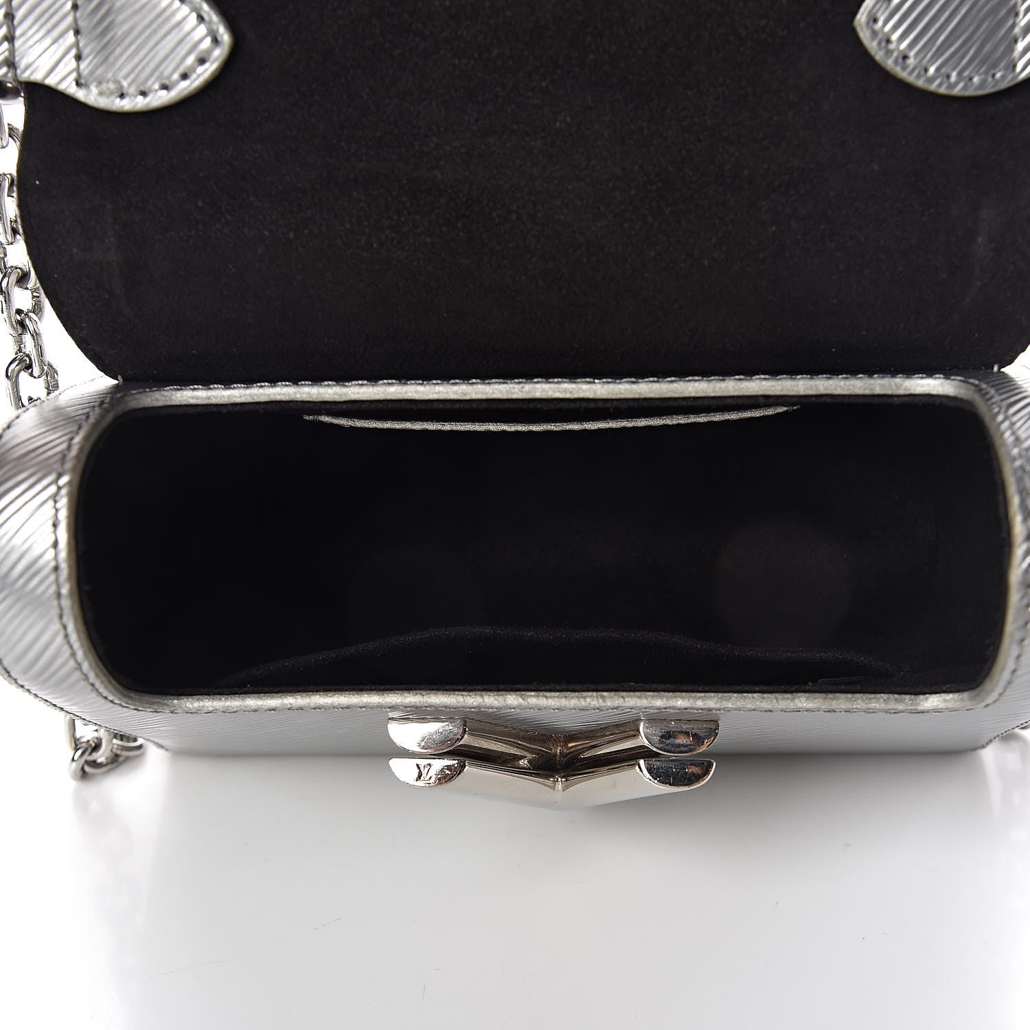 Louis Vuitton Epi Twist Shoulder Bag PM Argent 5 of 13