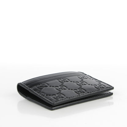 Gucci Guccissima Card Case Black 4 of 7