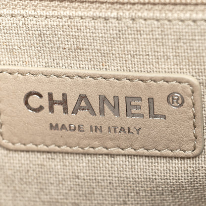 Chanel Mixed Fibers Small Deauville Tote White 9 of 11