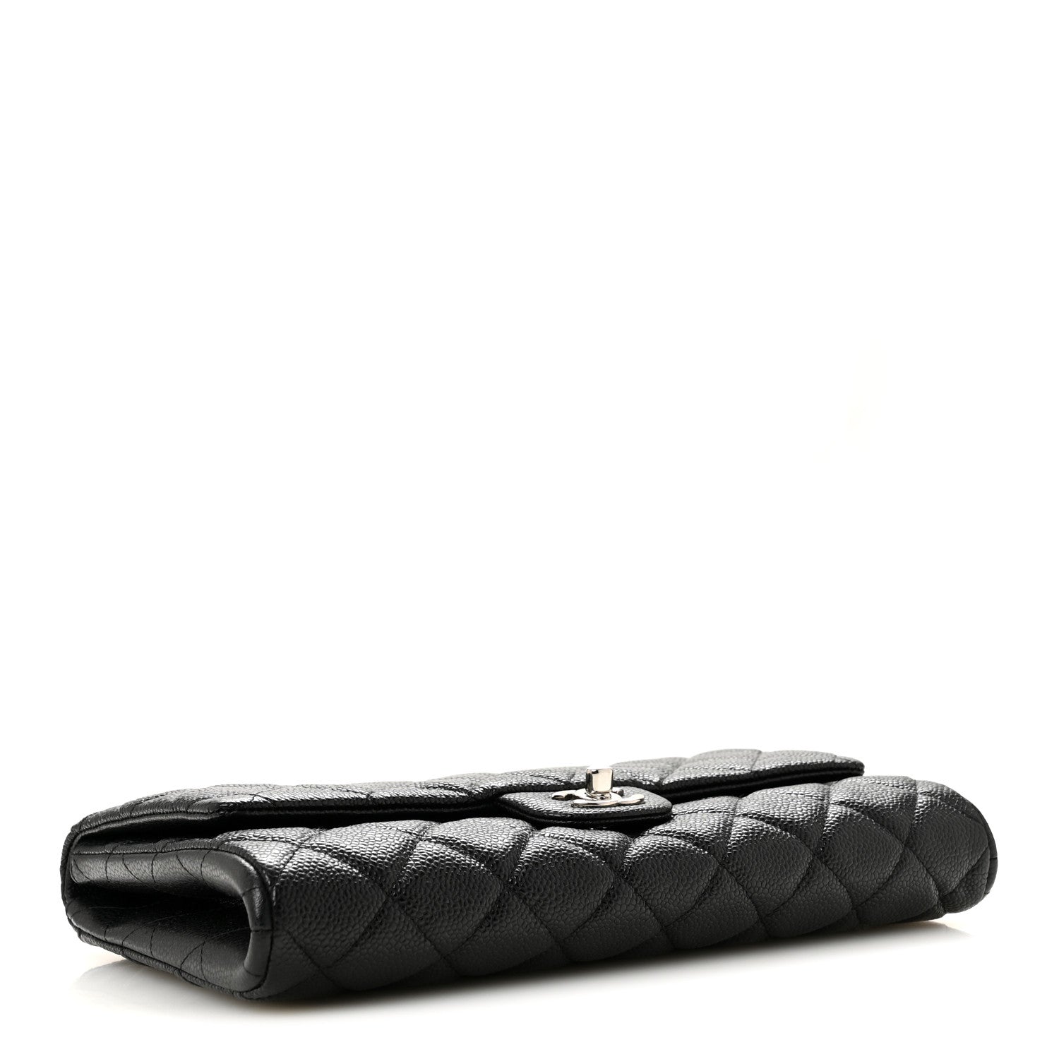 Chanel Caviar Quilted Clutch With Chain Flap Black 4 of 12