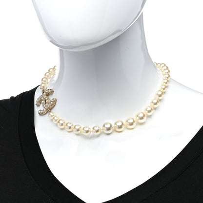 Chanel Pearl CC 100th Anniversary Necklace Light Gold 2 of 6
