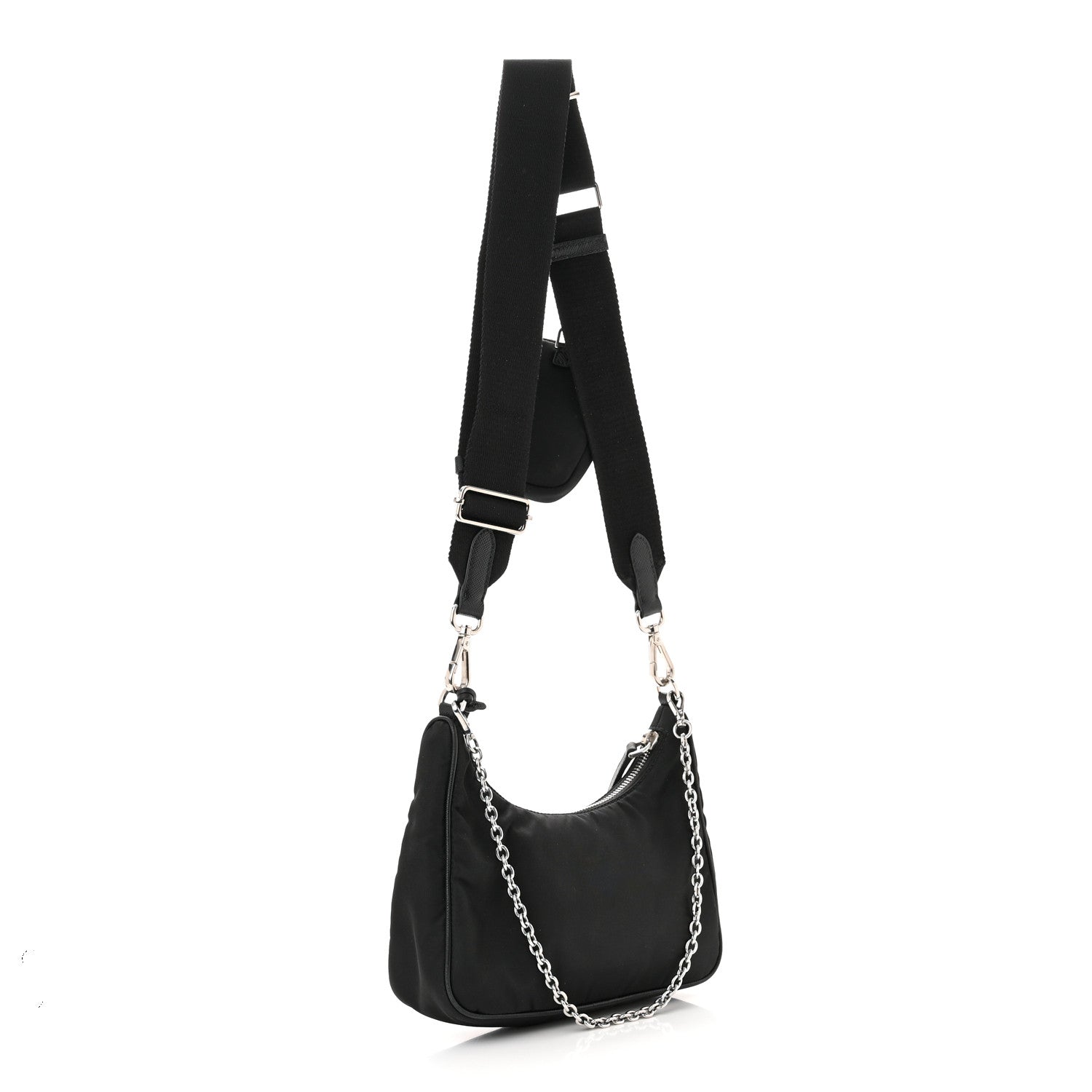 Prada Nylon Re-Edition 2005 Shoulder Bag Black 3 of 11