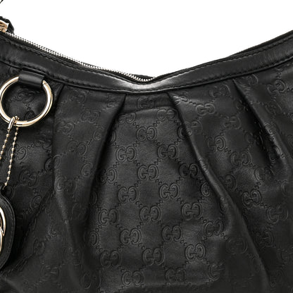 Gucci Guccissima Medium Sukey Hobo Black 7 of 13