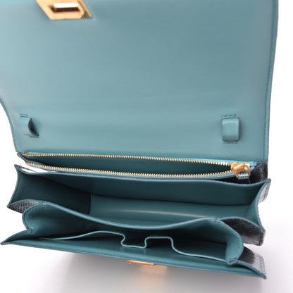 Celine Lizard Medium Classic Box Flap Bag Antarctic 5 of 9