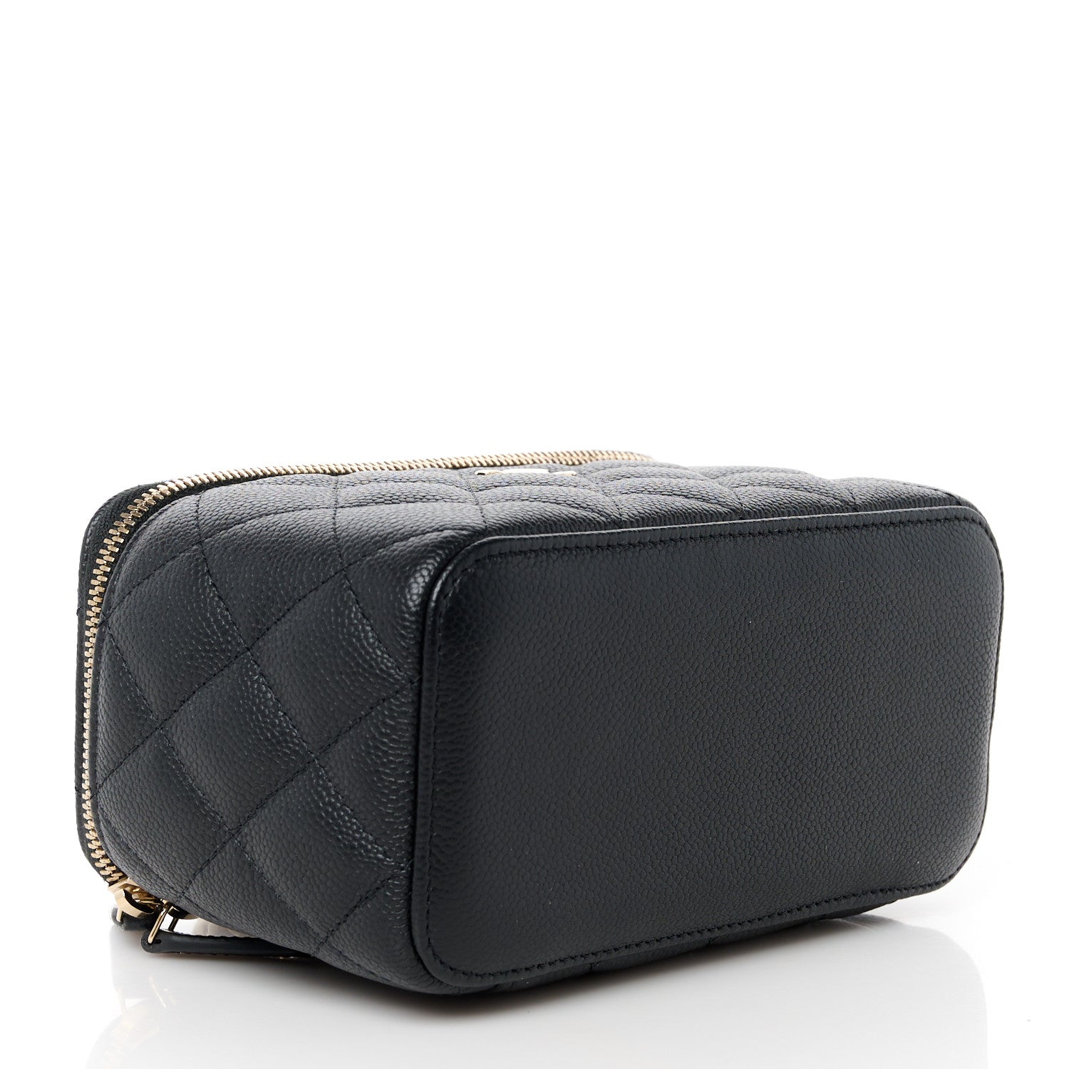 Chanel Caviar Quilted Small Vanity Case With Chain Black 4 of 11