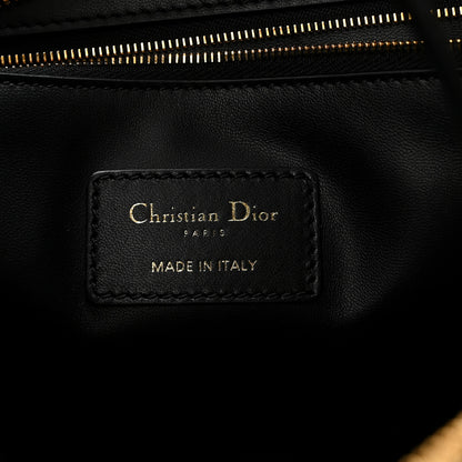 Christian Dior Lambskin Macrocannage Large D-Dream Bag Black 6 of 11
