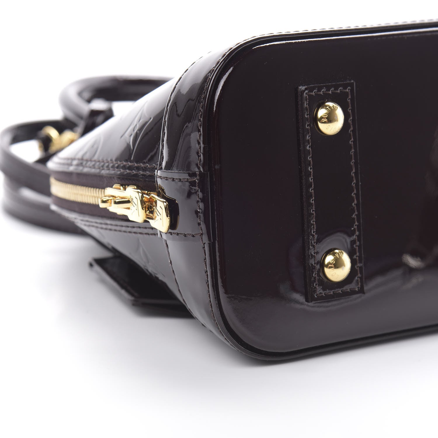 Louis Vuitton Vernis Alma BB Amarante 8 of 9