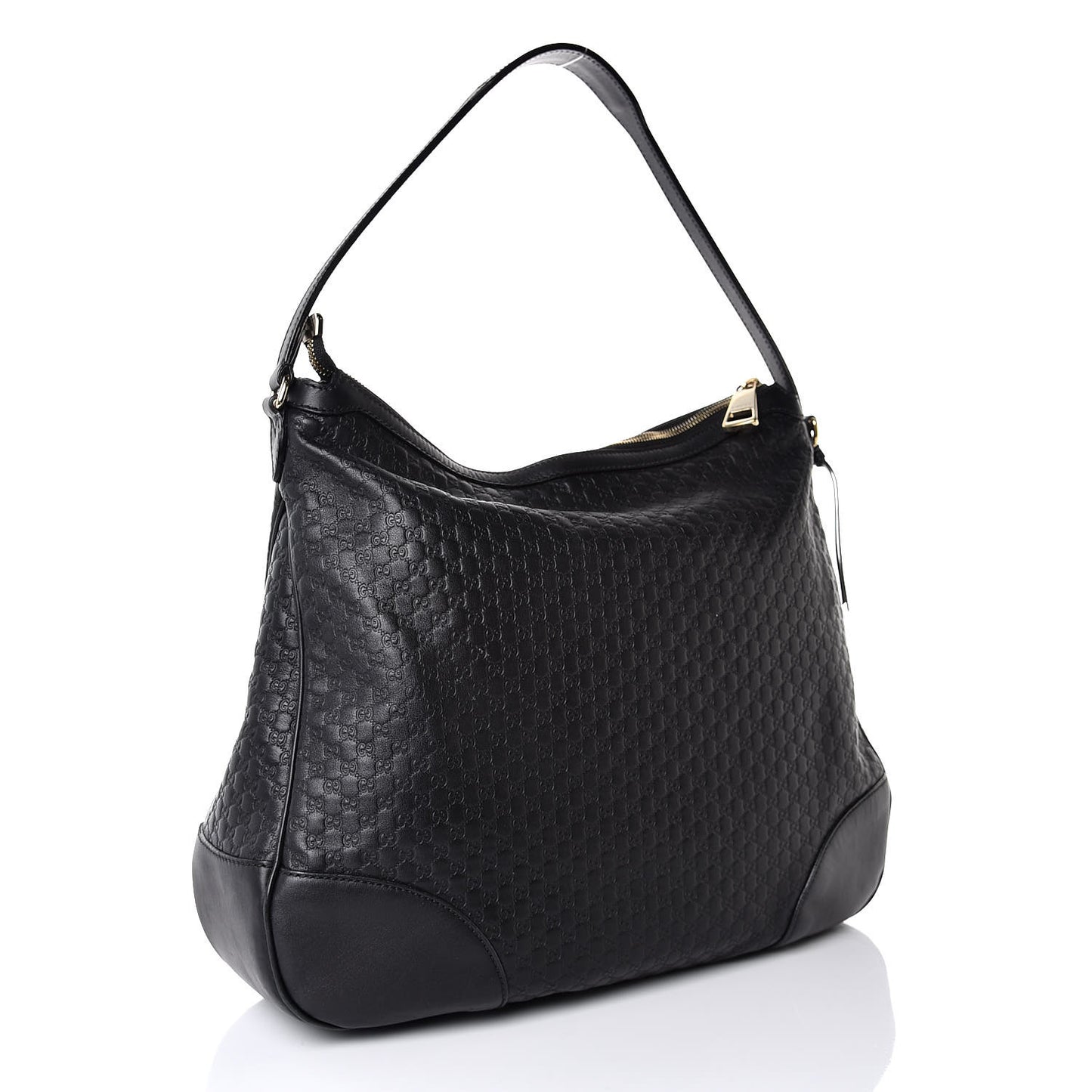 Soft Microguccissima Margaux Hobo Black