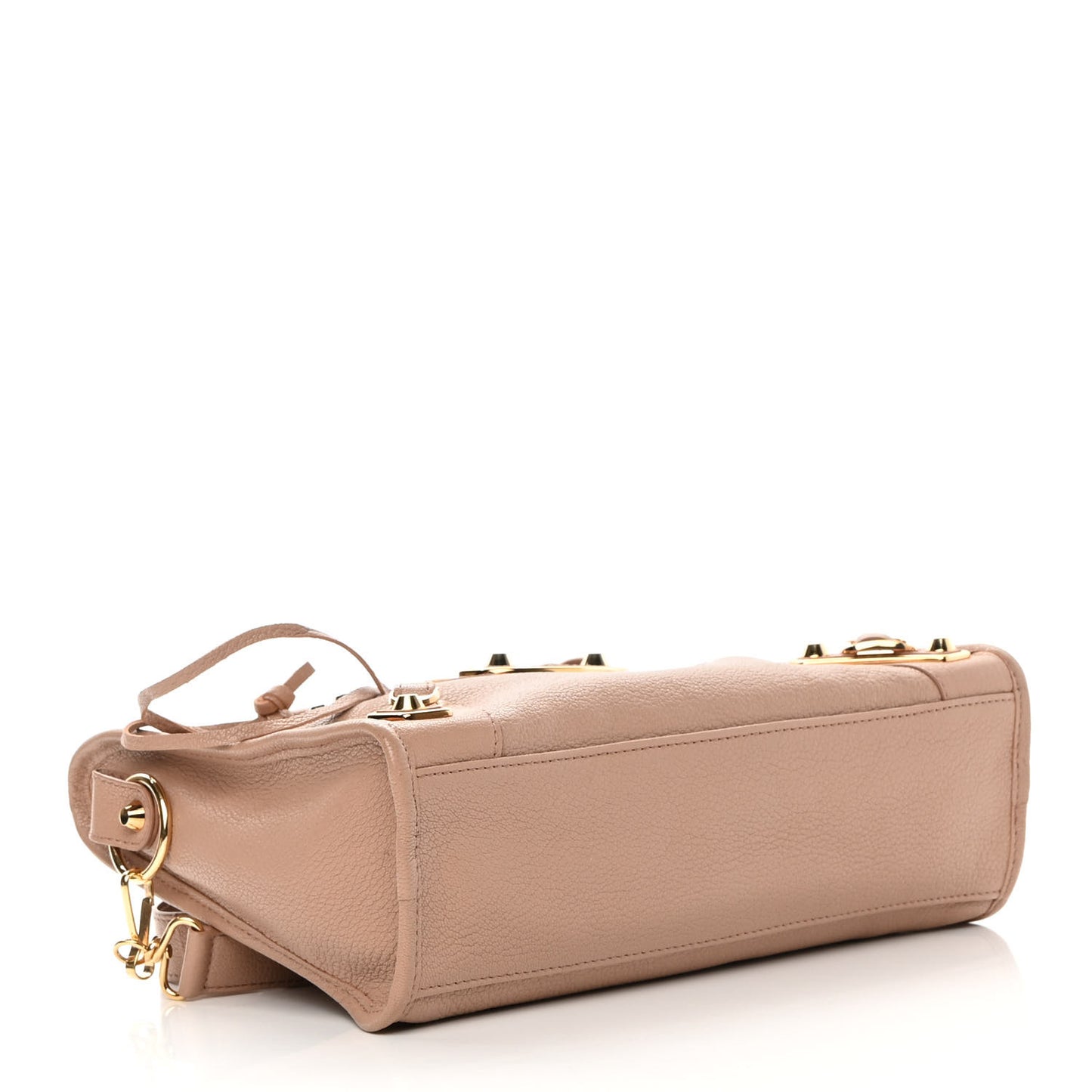 Chevre Gold Metallic Edge Hardware S City Rose Des Sables