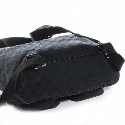 Gucci GG Monogram Single Buckle Backpack Black 5 of 10