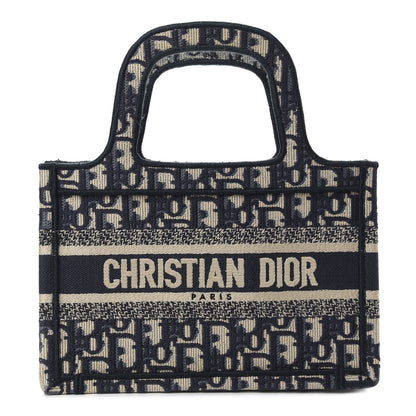 Christian Dior Oblique Mini Book Tote Blue Multicolor 1 of 9