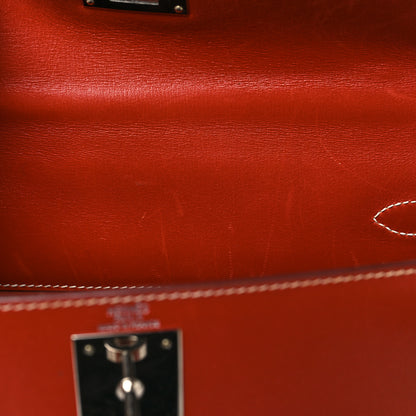 Hermes Box Kelly Sellier 28 Brique 13 of 18