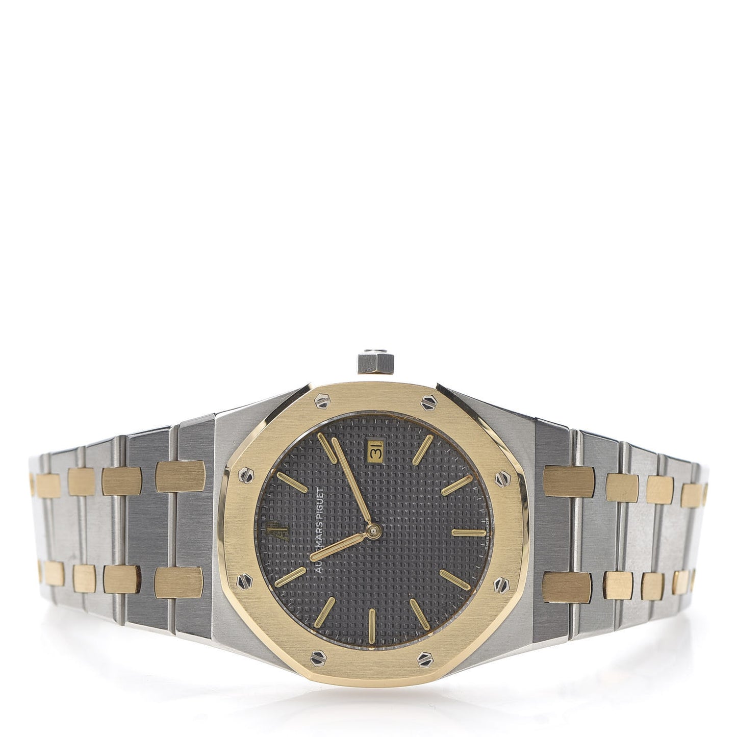 Stainless Steel 18K Yellow Gold 33mm Royal Oak Quartz Watch Grey 56175SA.OO.0789SA.01